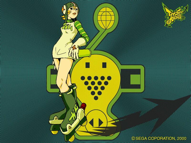 Jet Set Radio character art