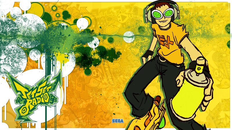 Jet Set Radio character art