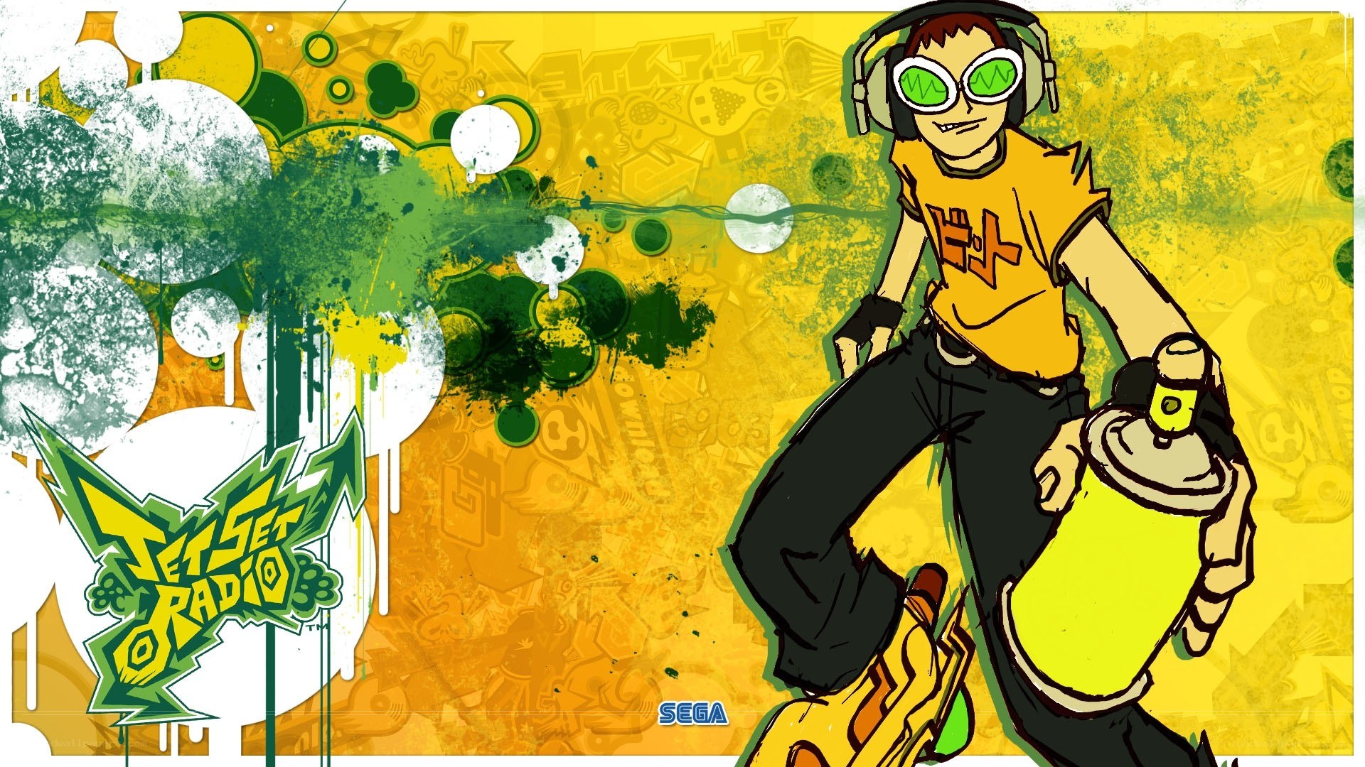 Jet Set Radio character art