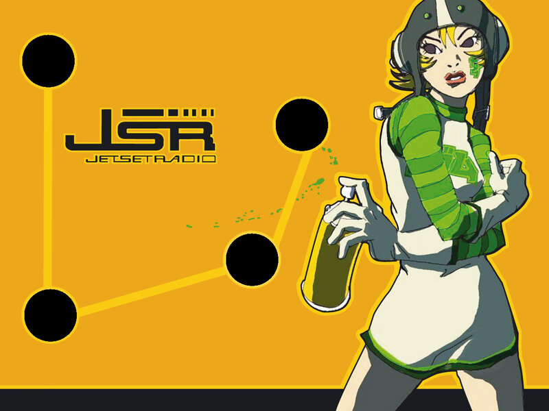 Jet Set Radio character art