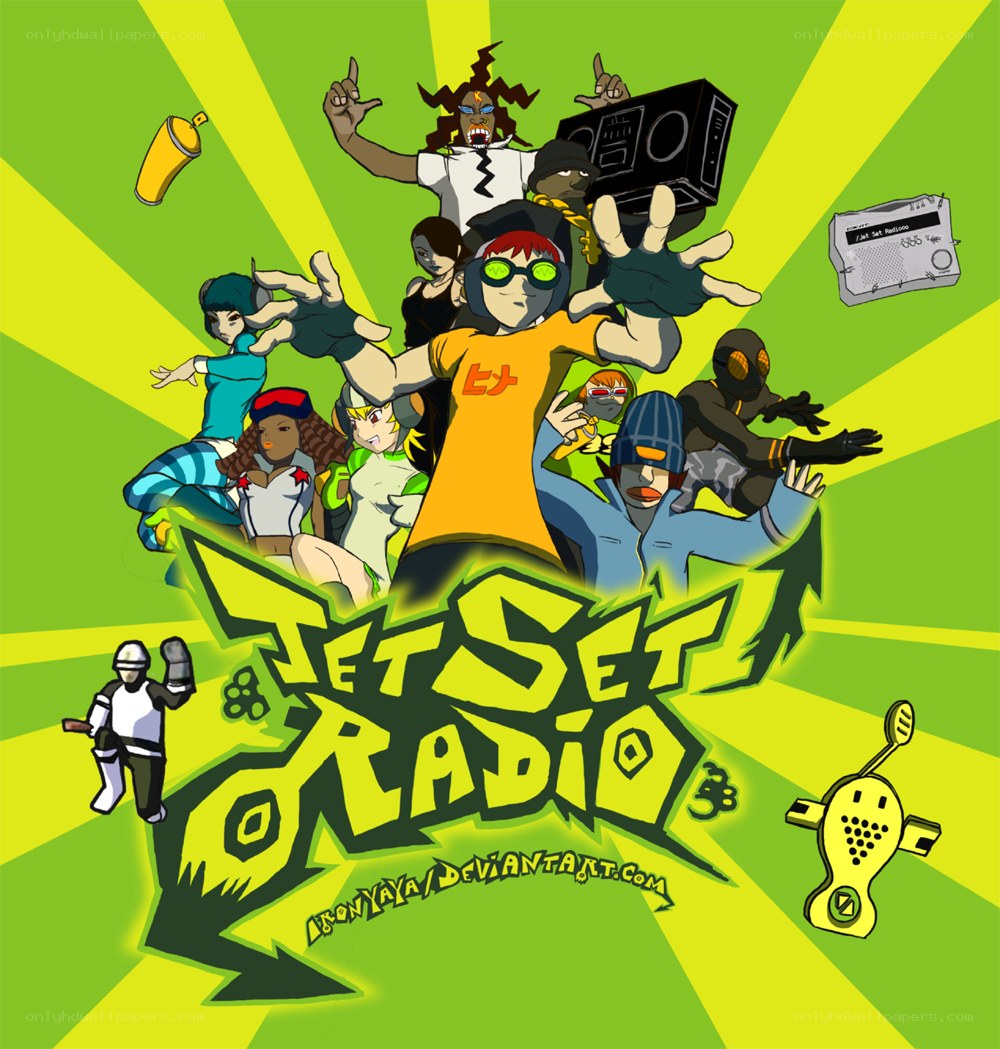 Jet Set Radio characters
