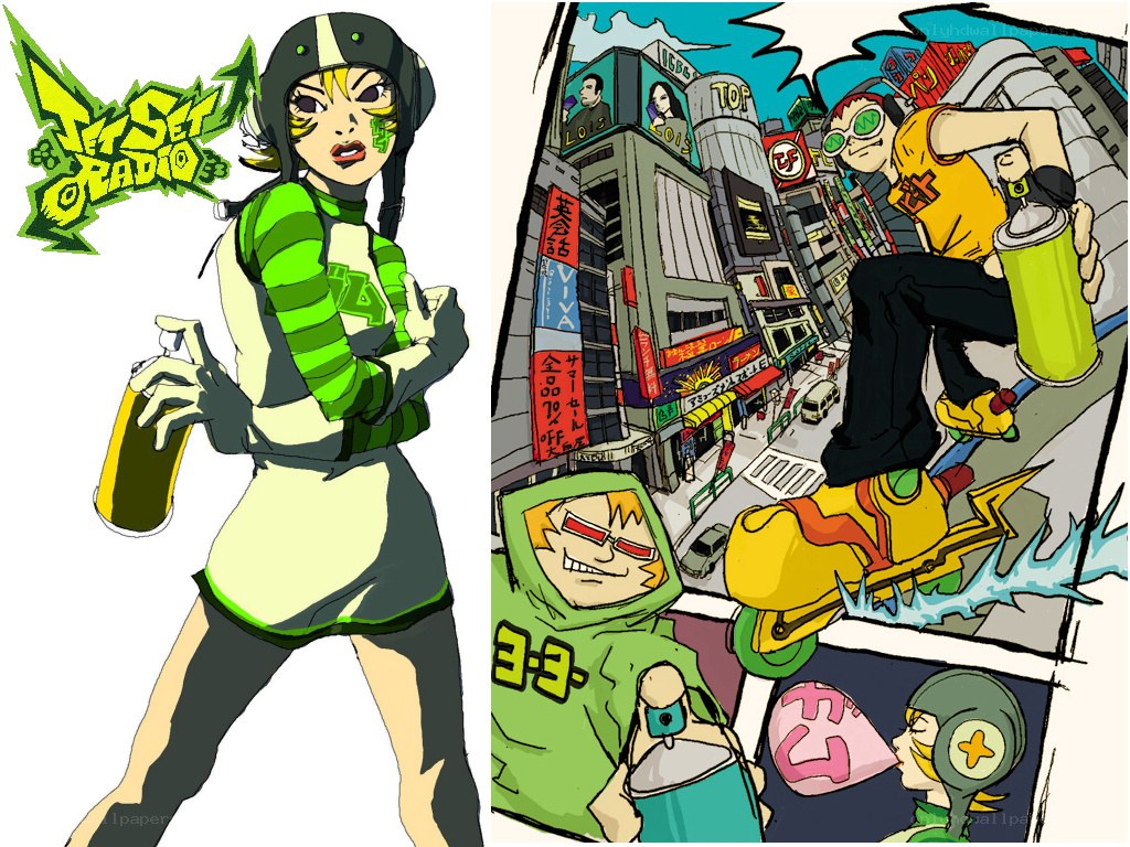Jet Set Radio characters