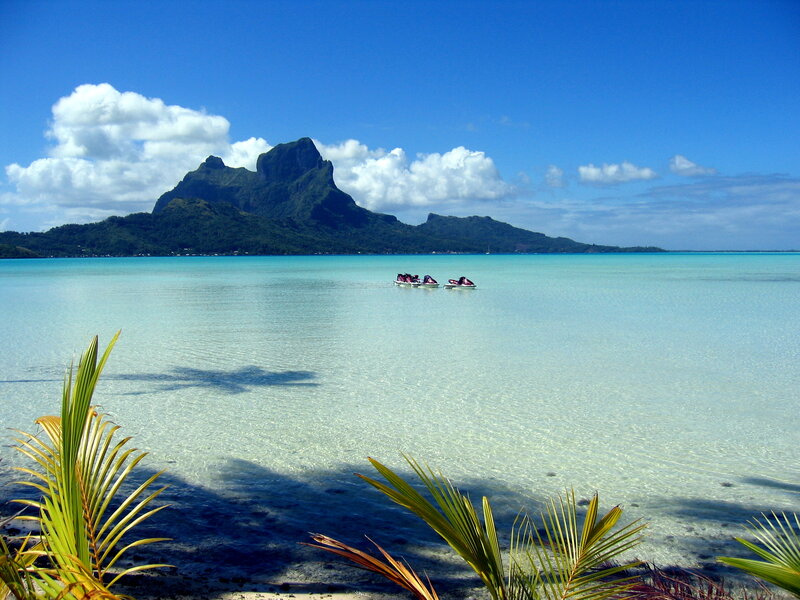 Jet Skis on Turquoise Water