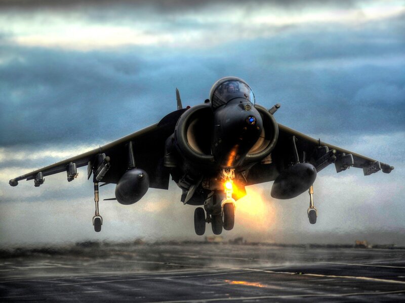 Jet Taking Off — Gray