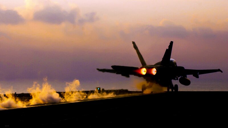 Jet Taking Off — Purple