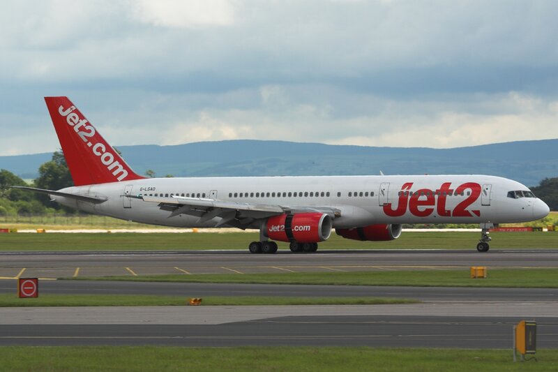 Jet2 airplane on runway