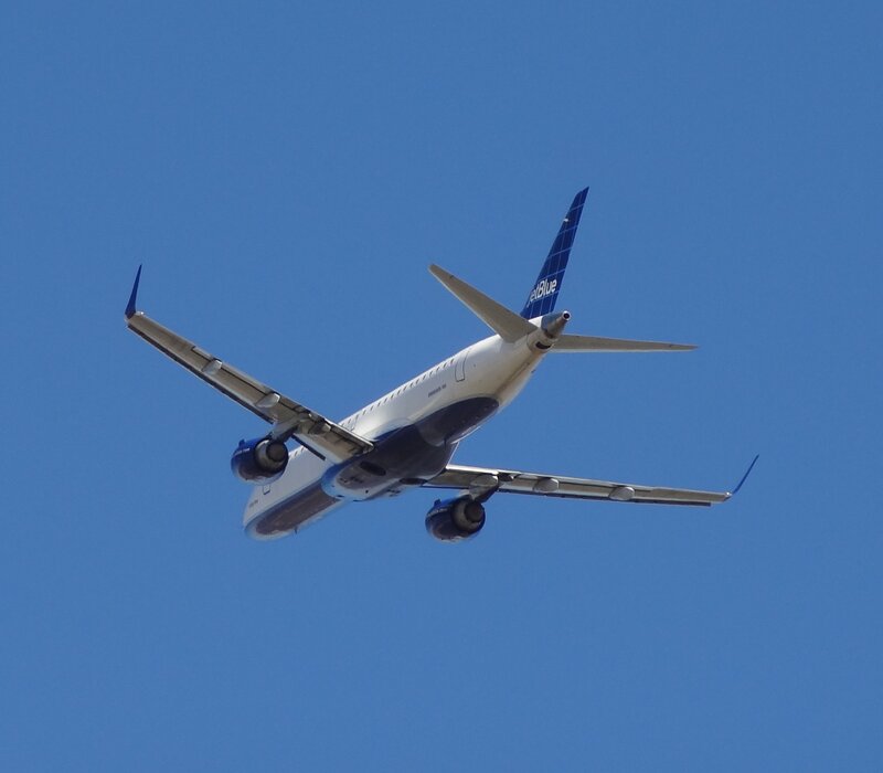 JetBlue Airplane in Flight
