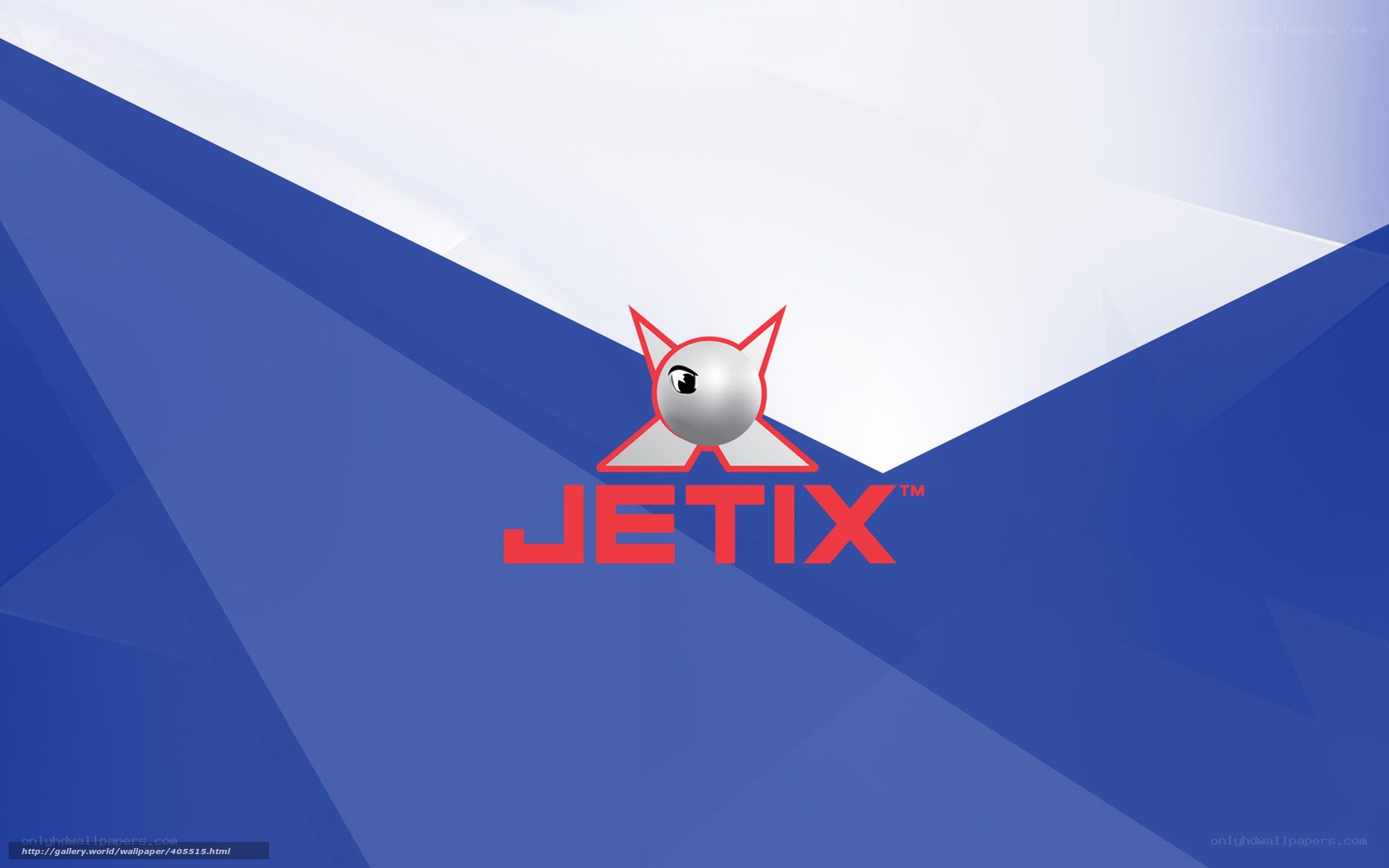 Jetix logo on blue background