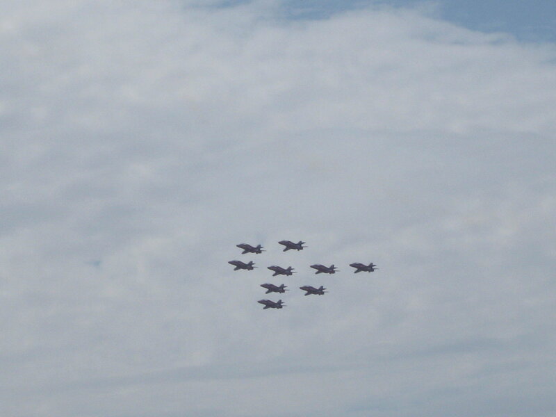 Jets in formation flight