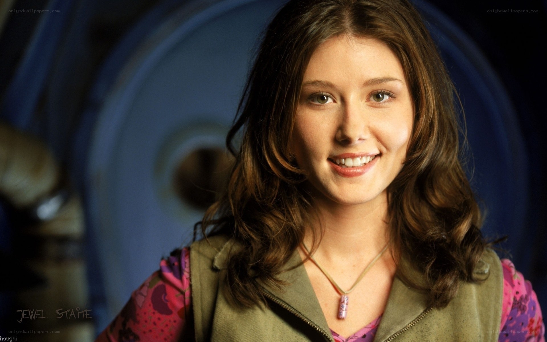 Jewel Staite smiling