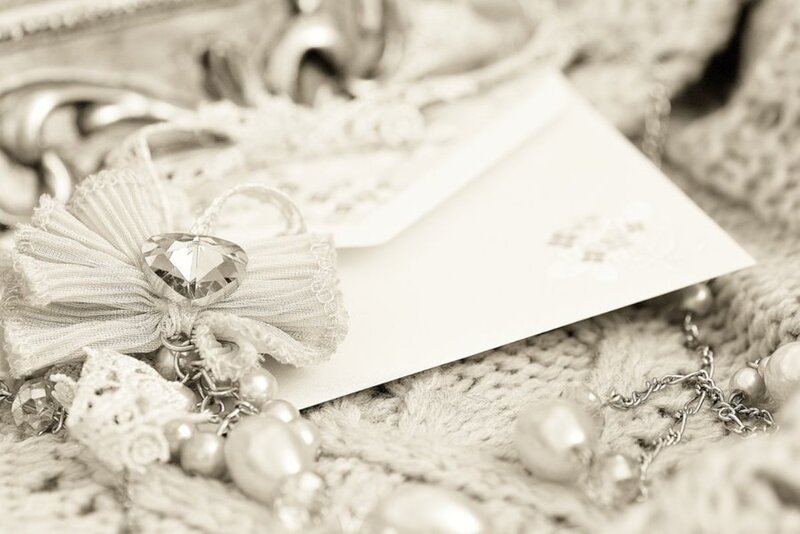 Jewelry and Envelope