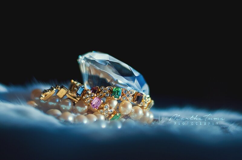 Jewelry on Blue Fur