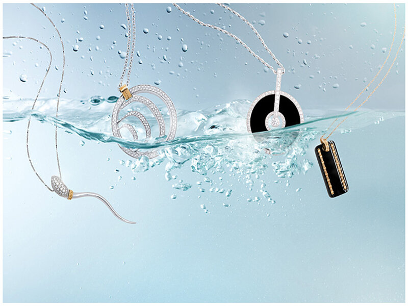 Jewelry under water