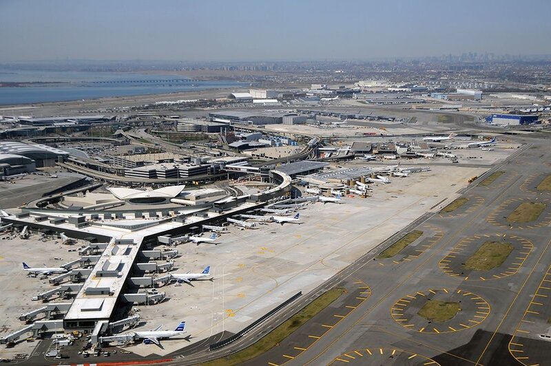JFK Airport aerial view