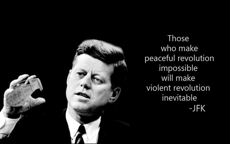JFK quote on revolution