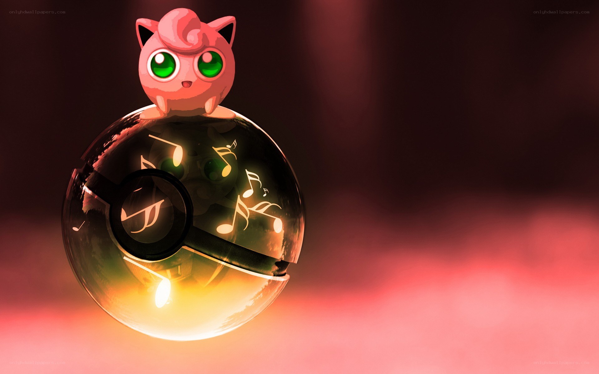 Jigglypuff on a music ball