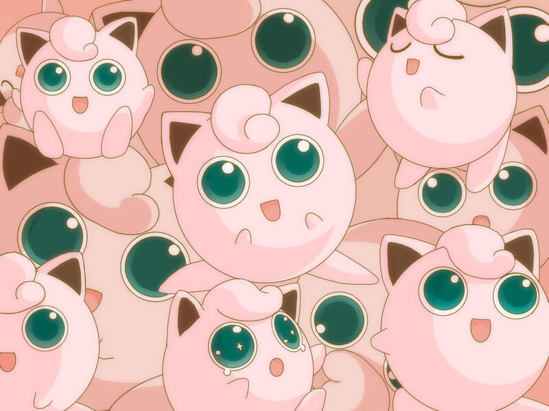 Jigglypuff pattern wallpaper