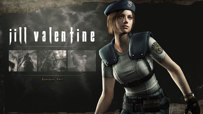 Jill Valentine Character — Black