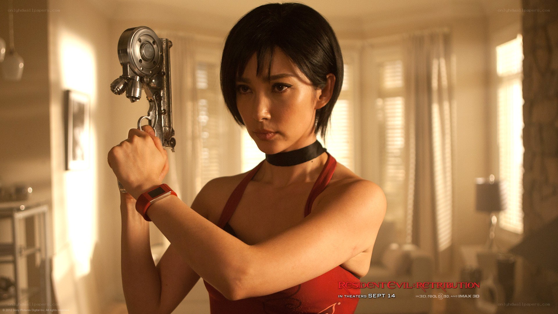 Jill Valentine with handgun