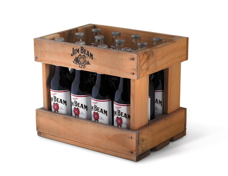 Jim Beam bottle crate