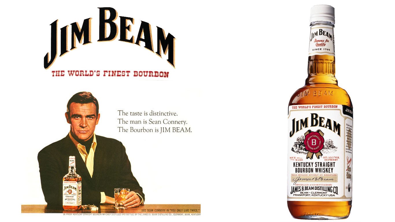 Jim Beam bourbon advertisement
