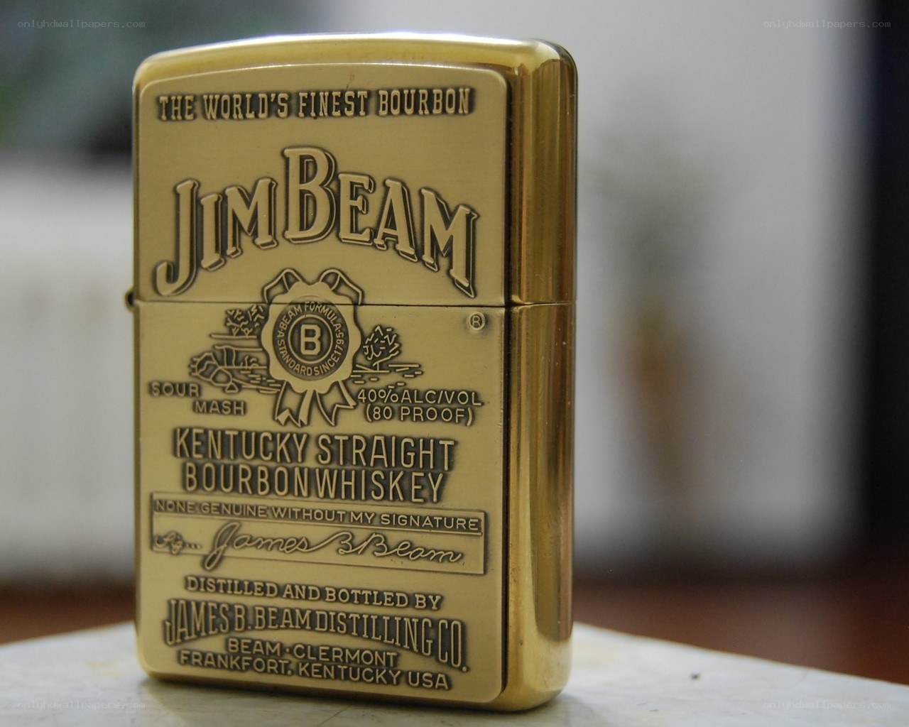 Jim Beam branded lighter