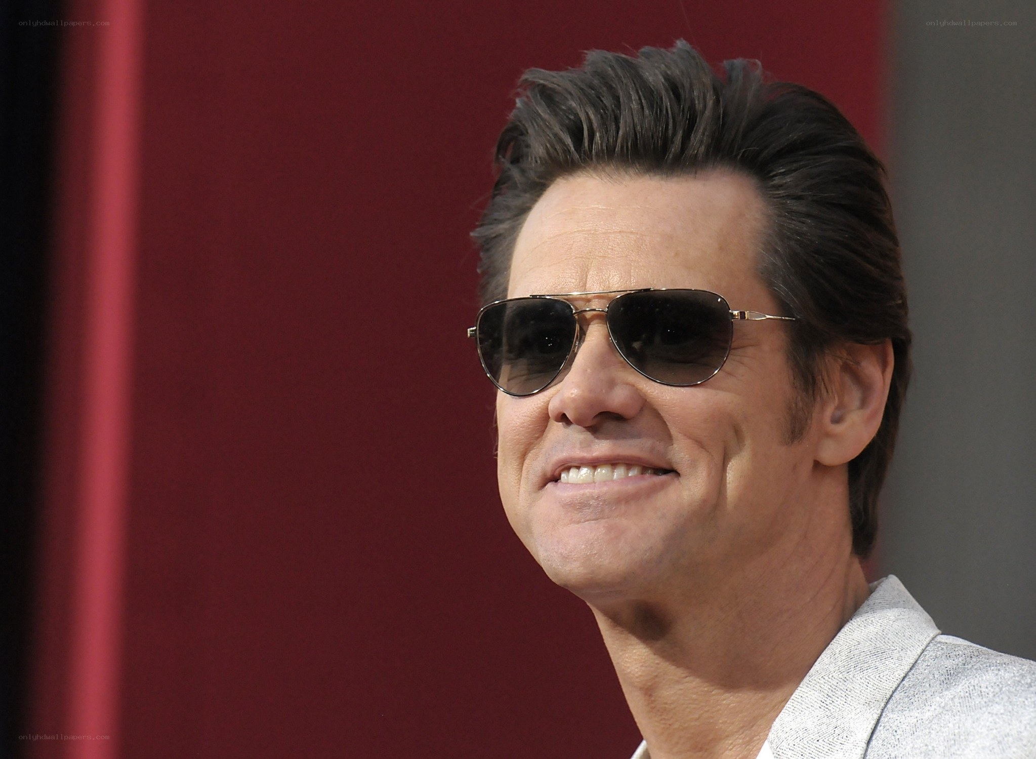Jim Carrey wearing sunglasses