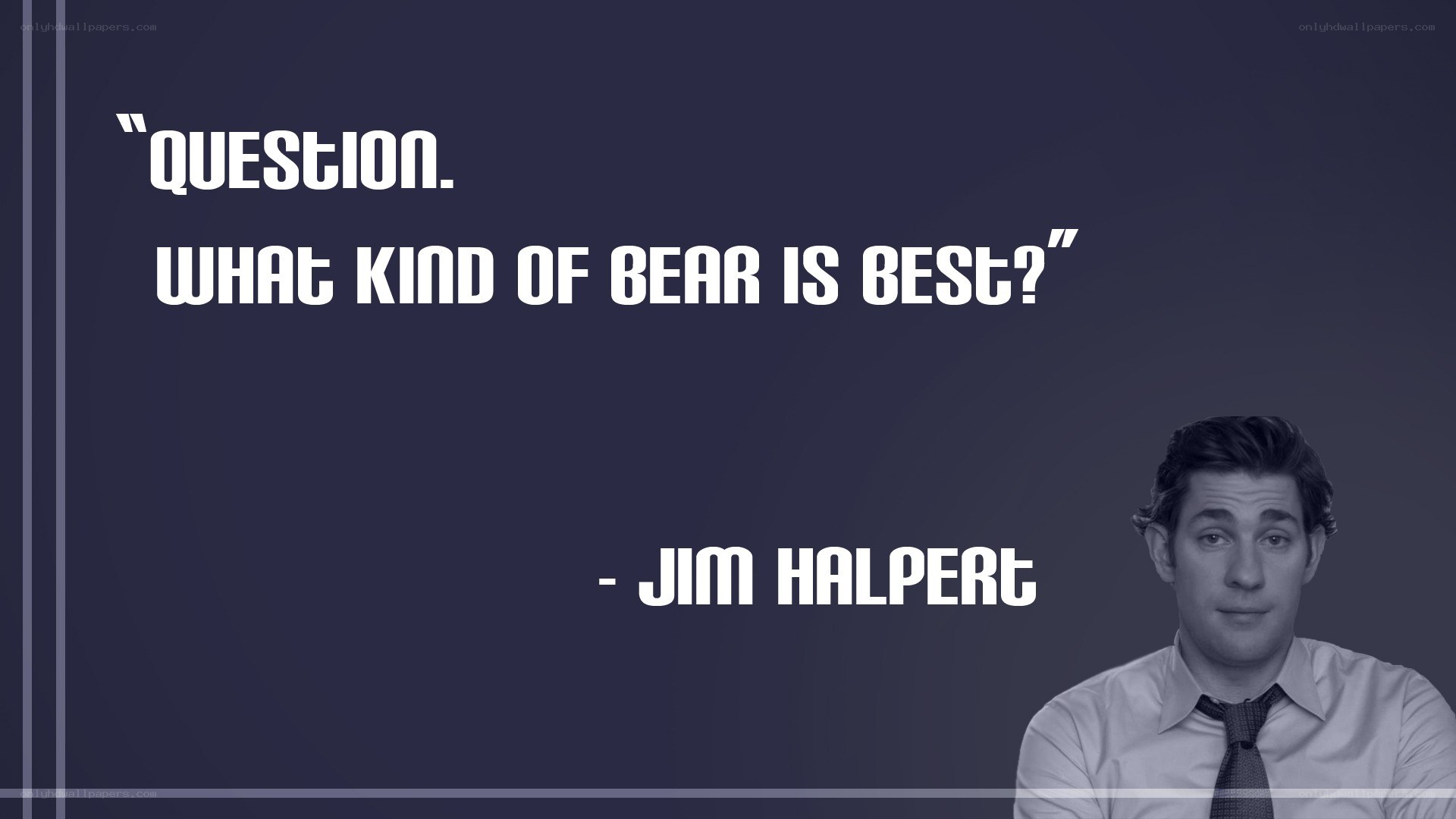 Jim Halpert quote about bears