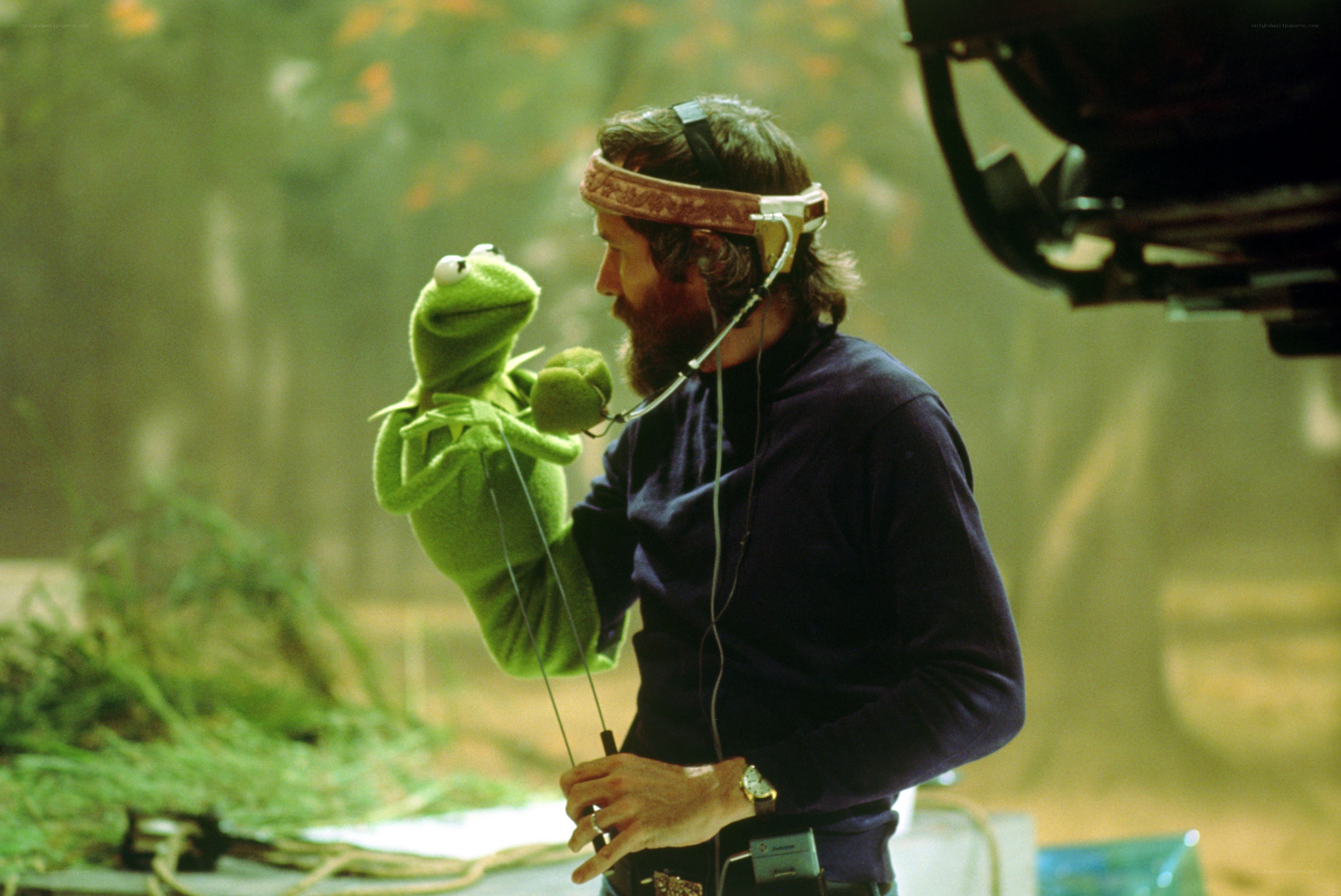 Jim Henson with Kermit the Frog