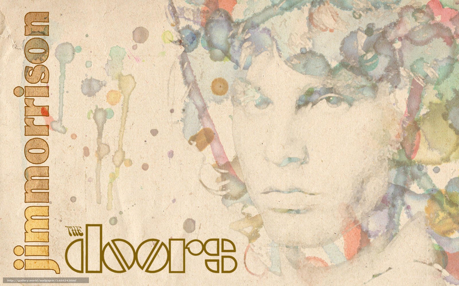 Jim Morrison portrait artwork