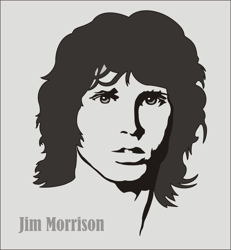 Jim Morrison portrait