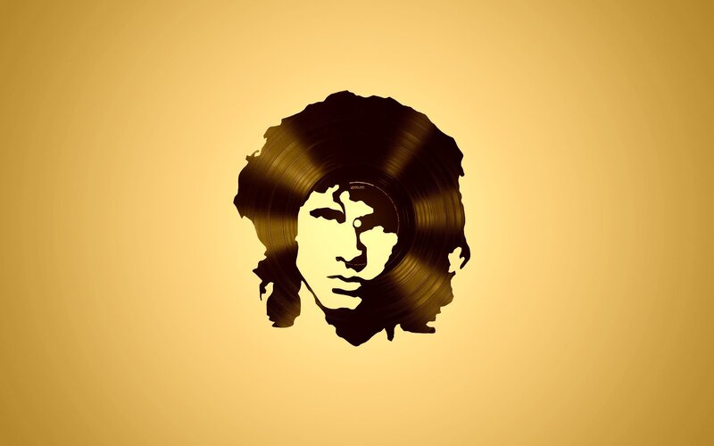 Jim Morrison vinyl art