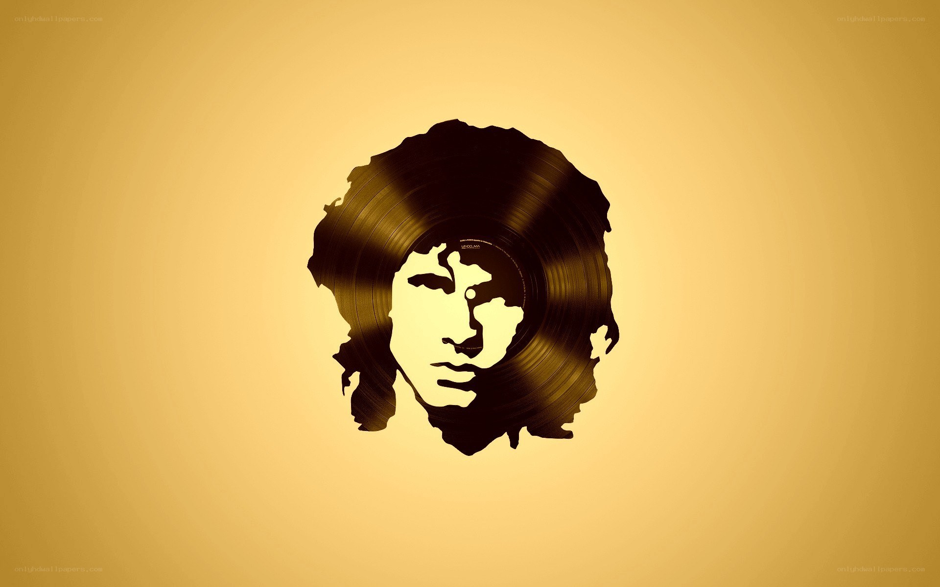 Jim Morrison vinyl art