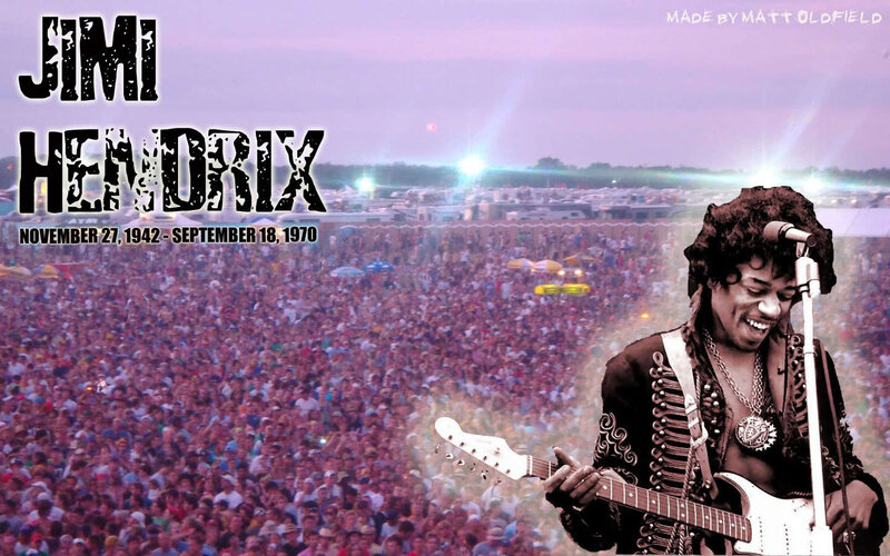 Jimi Hendrix concert poster