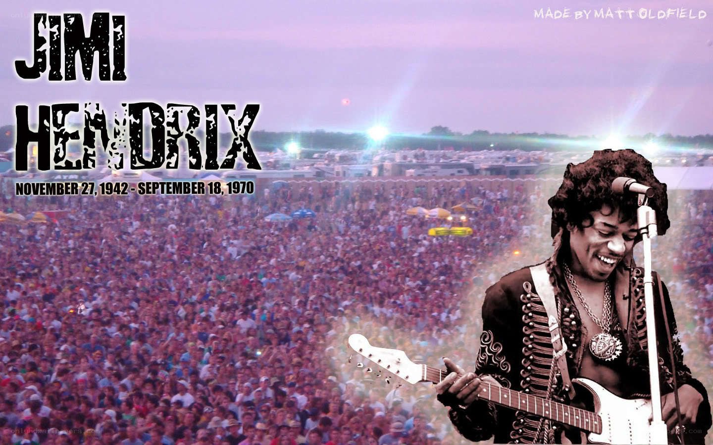 Jimi Hendrix concert poster