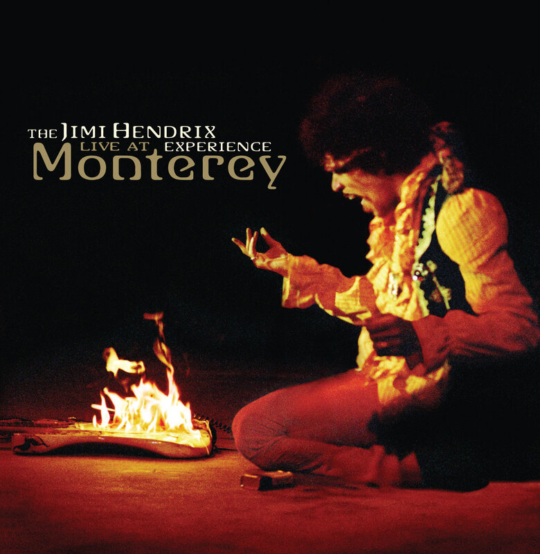 Jimi Hendrix Kneeling
