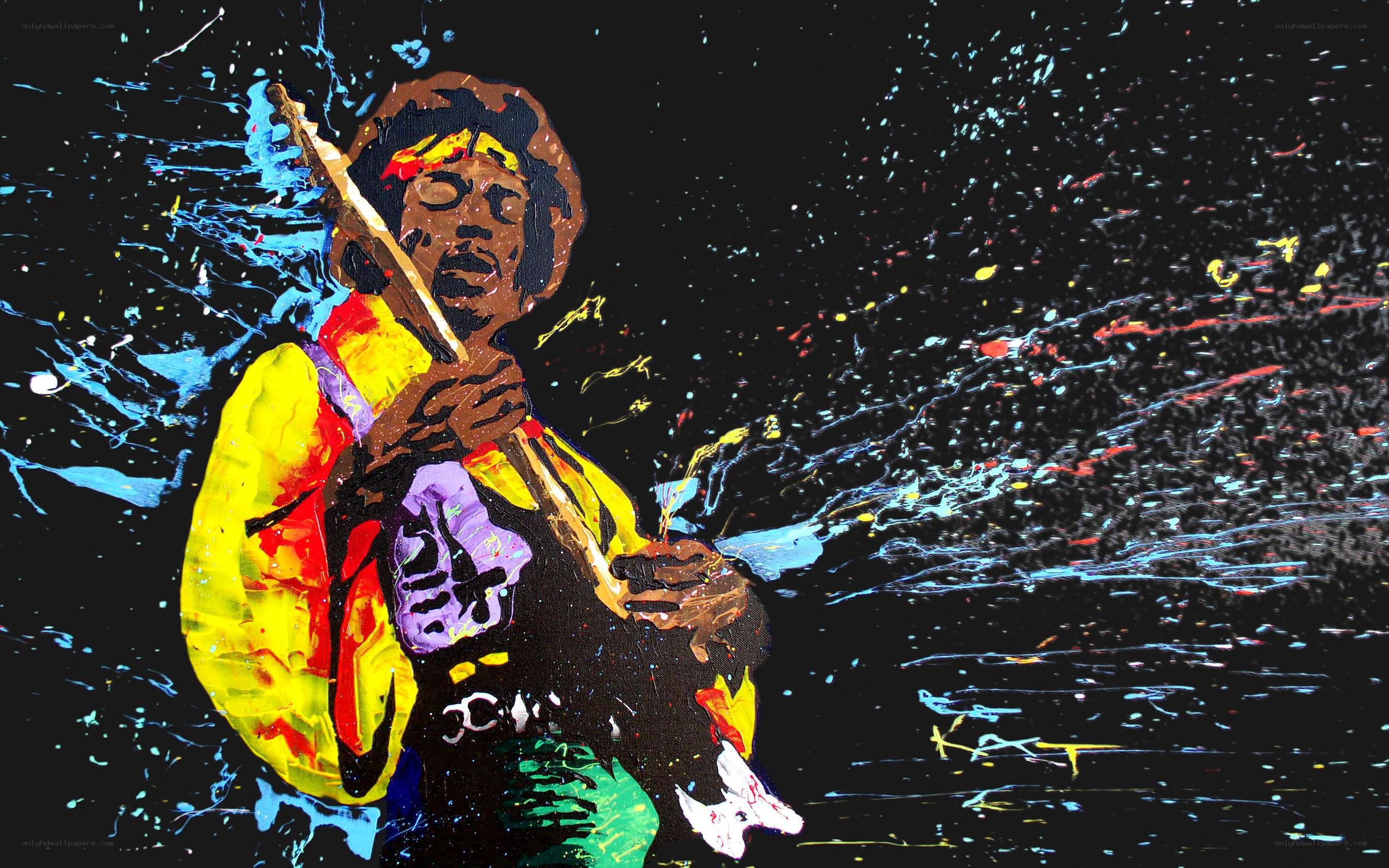 Jimi Hendrix painting
