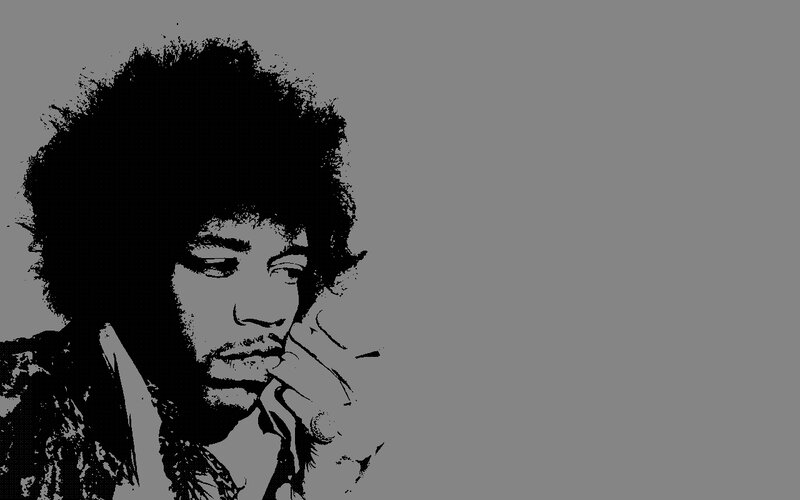 Jimi Hendrix portrait