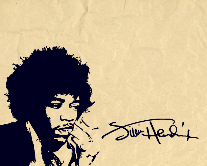 Jimi Hendrix portrait art