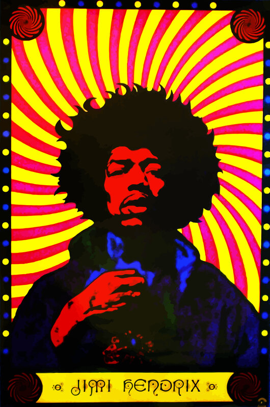Jimi Hendrix poster art