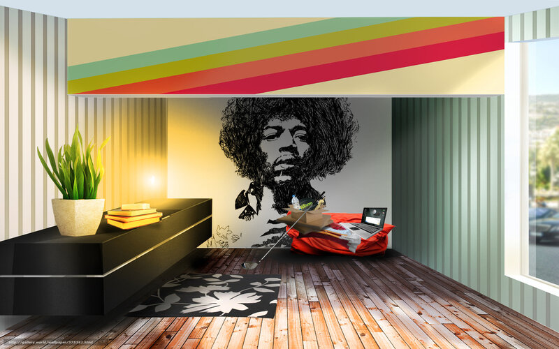 Jimi Hendrix room interior