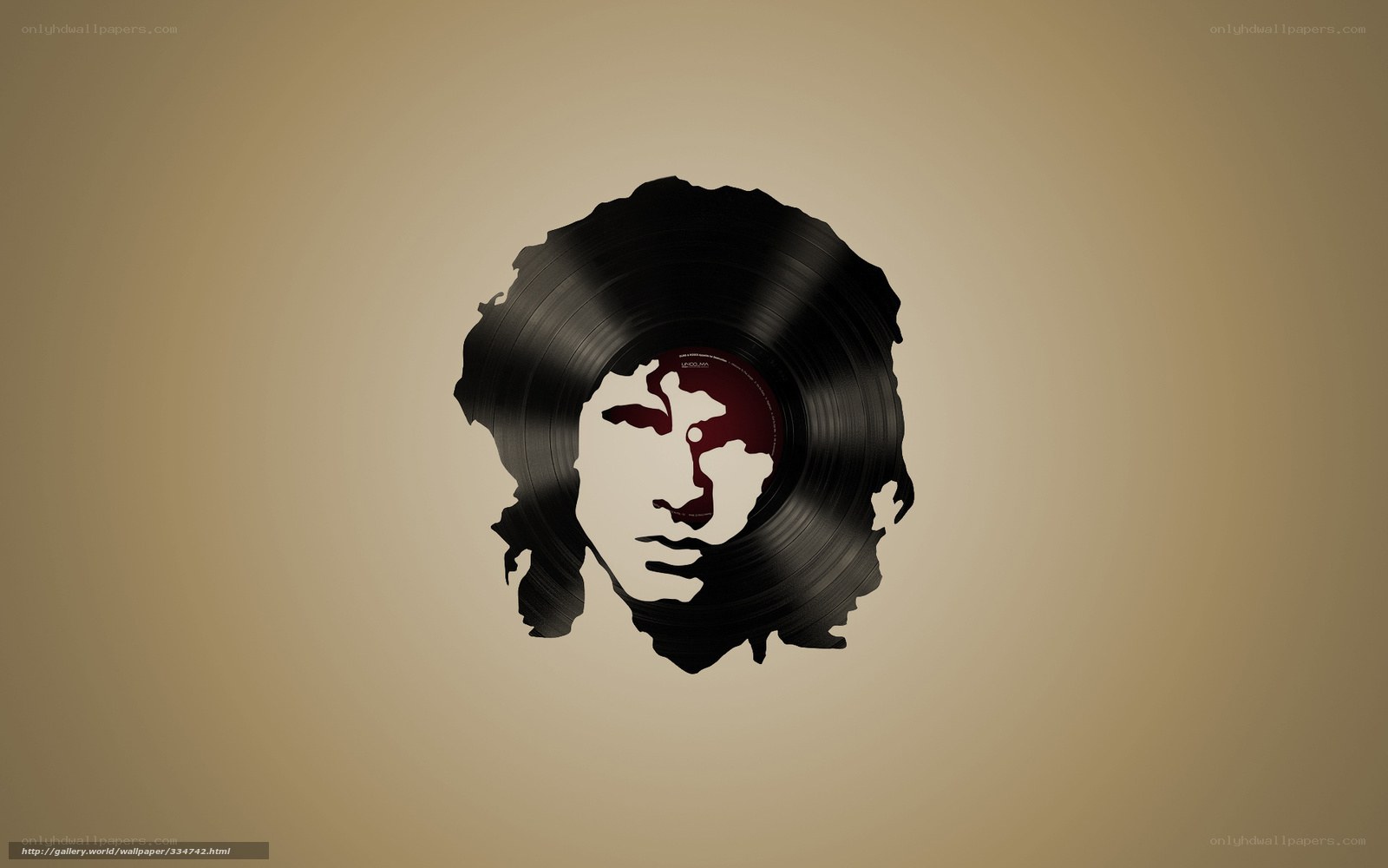 Jimi Hendrix vinyl art