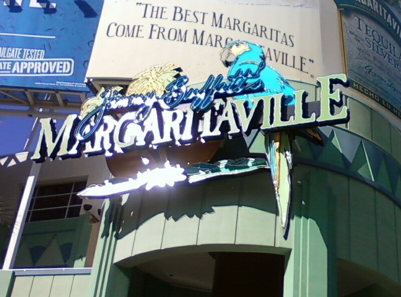Jimmy Buffett's Margaritaville sign