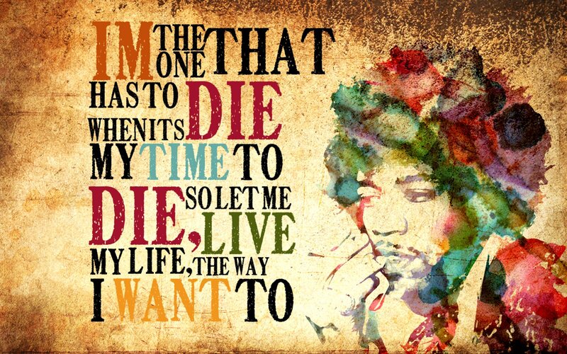 Jimmy Hendrix Portrait — Brown