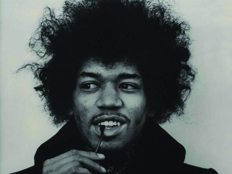Jimmy Hendrix with Afro