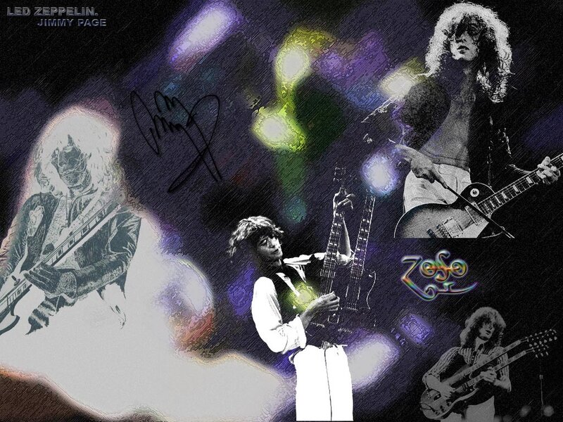 Jimmy Page collage artwork