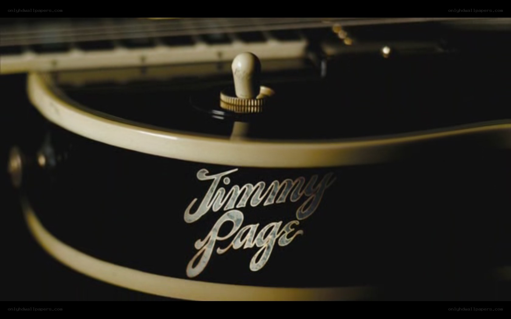 Jimmy Page guitar logo