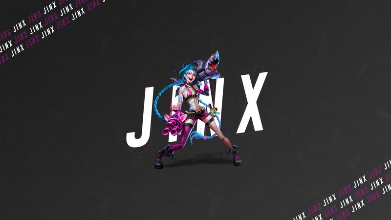 Jinx Character Artwork — Black