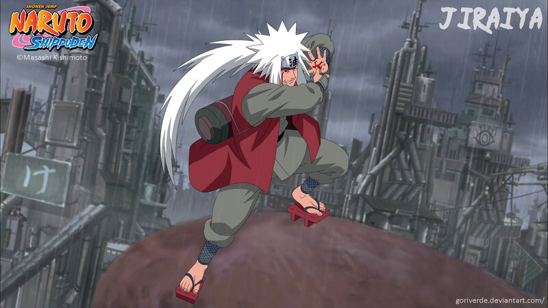 Jiraiya in Action Pose
