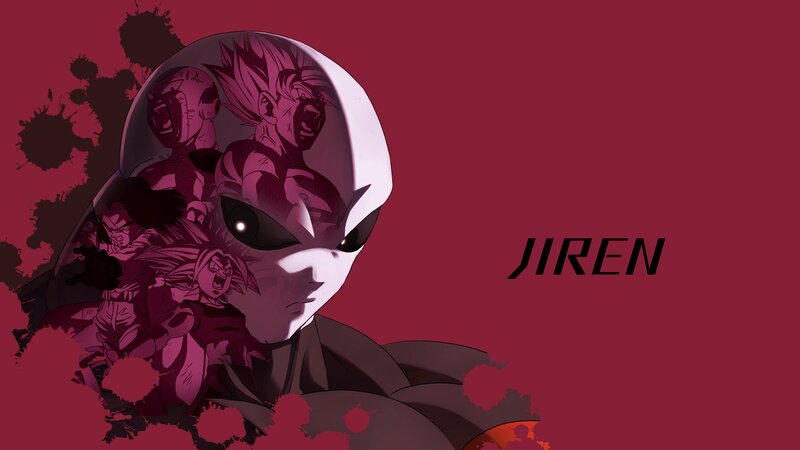 Jiren with Character Silhouettes